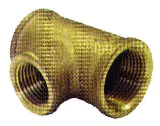 Raccordo A T Riduttore In Ottone Per Pex 3/4 X 1/2 X 3/4 - EFIELD Senza Piombo