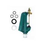 Batteria Di Scarico Con Comando A Catenella D1300 Catis - Realizzata In Ottone E Rame, Made In Italy - Foto 3