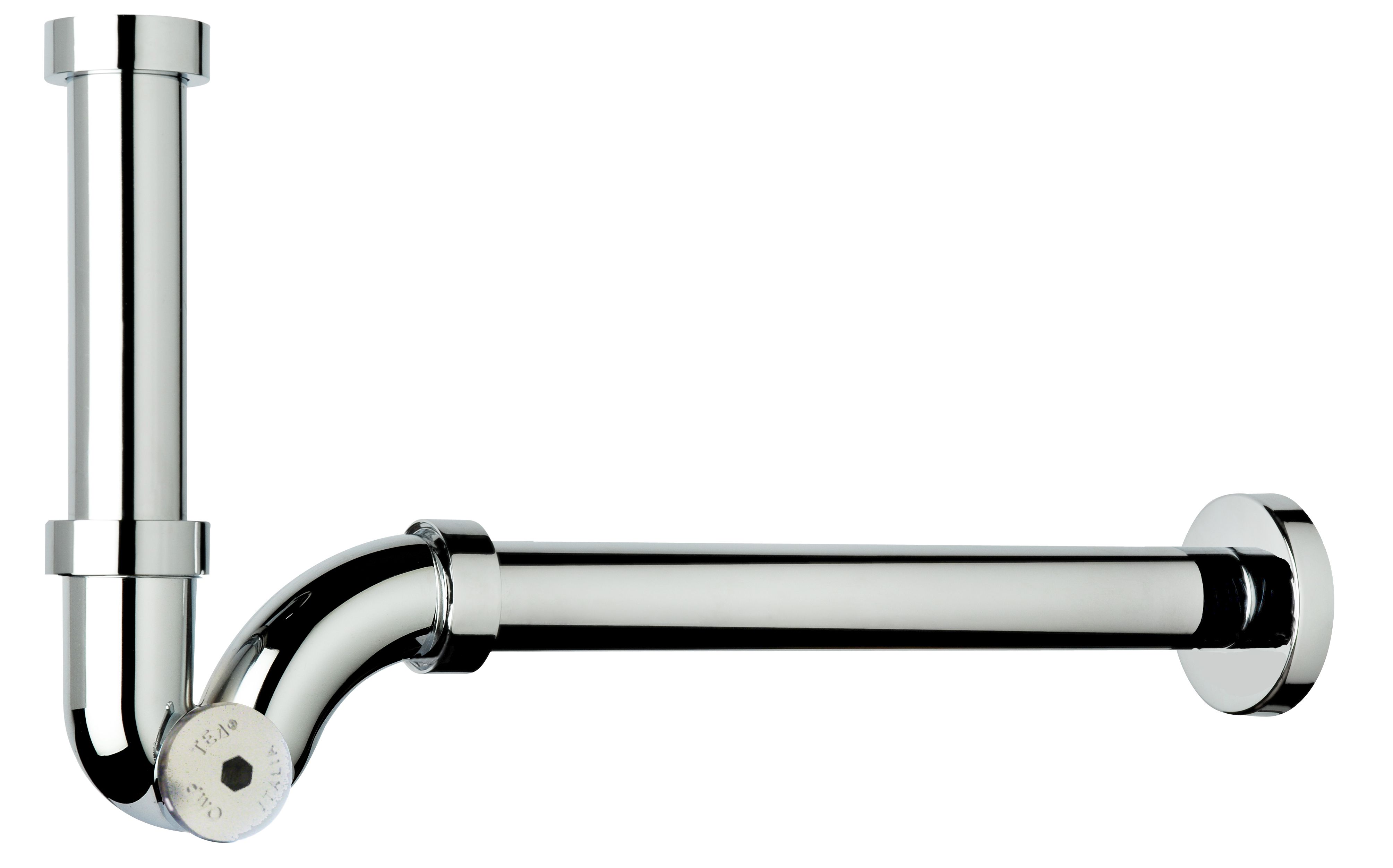 Sifone Tubolare In Acciaio Inox Per Lavabo - Chiusura Odori, Scarico Regolabile Auralum Max PJX17001CE - Foto 2