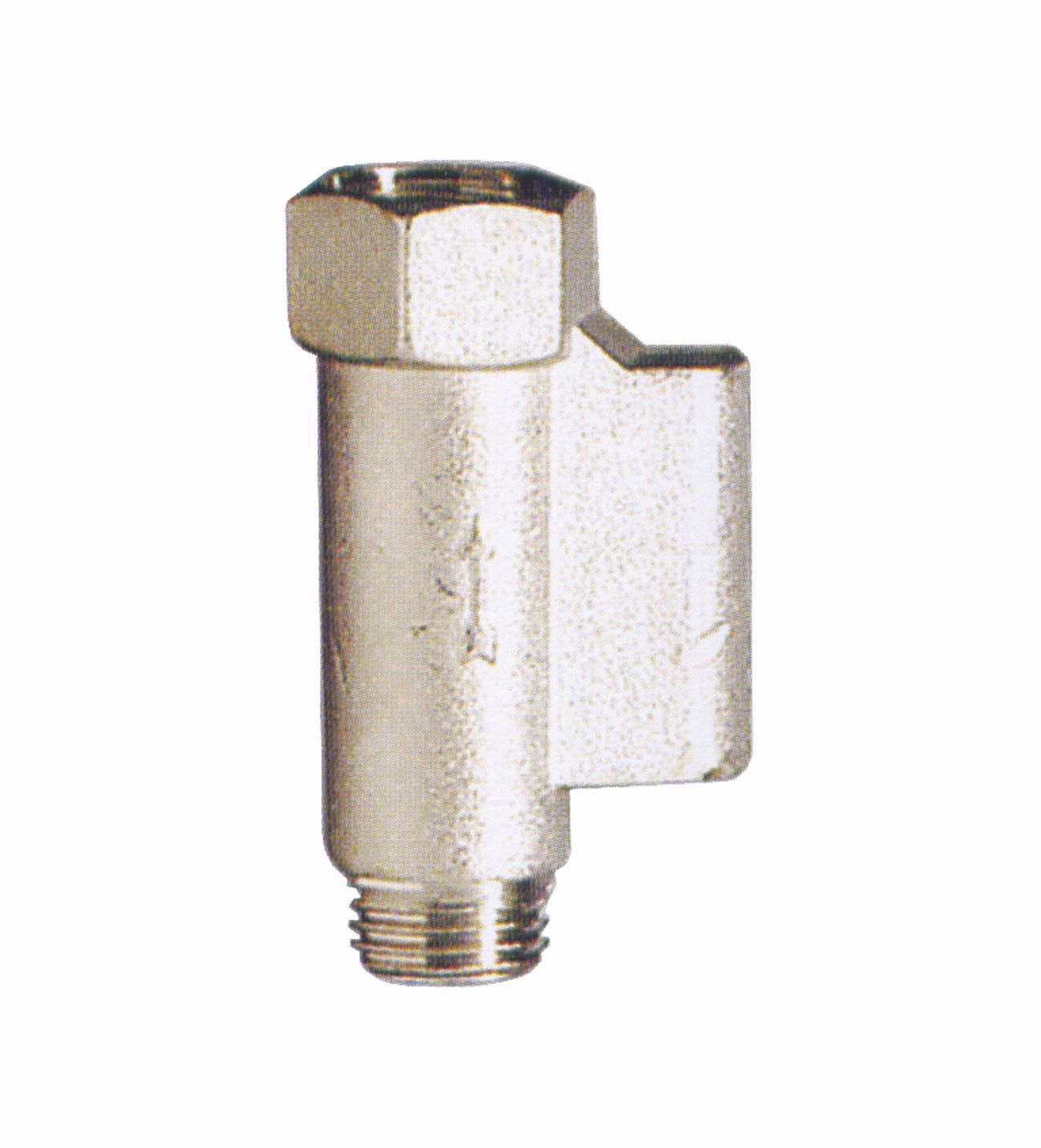 Valvola Sicurezza 1/2" 0.8 MPa Per Scaldabagno - Ottone Con Tubo Guida 1m E Guarnizione
